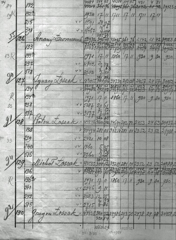 KKE 5966-25.jpg - Dok. Scalenie gruntów (częsciowa scany czarno-białe), Krupy, gmina Poddębice, powiat Łuck, 1934 r.